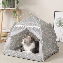 Cama Casa Camping Para Gato O Perro Talla M