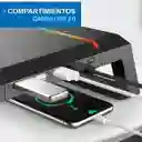 Soporte Monitor Rgb Organizador Escritorio Linkon Puerto Usb