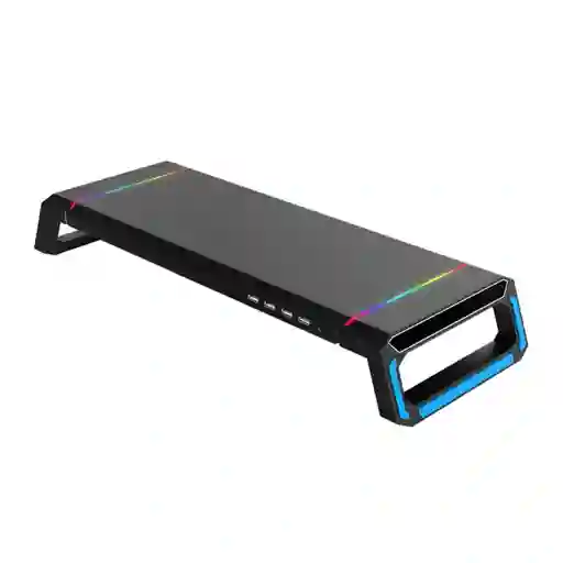 Soporte Monitor Rgb Organizador Escritorio Linkon Puerto Usb