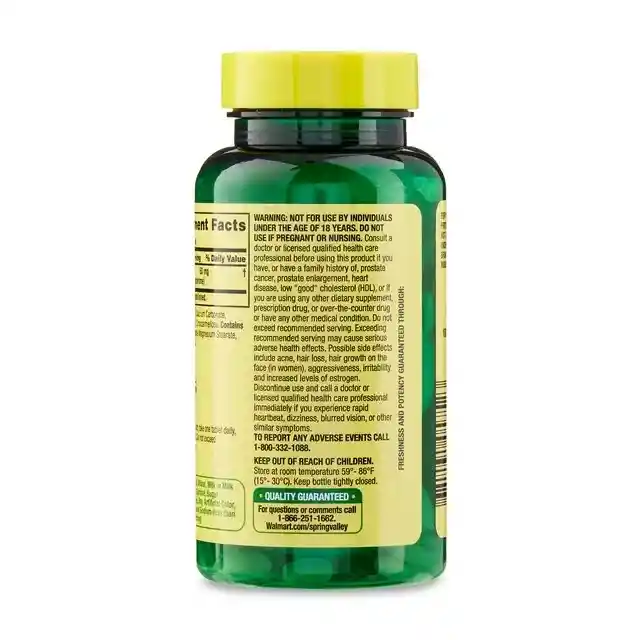 Spring Valley Tabletas Dhea Mejora Al Metabolismo Del Azucar 50 Mg - 50 Tabletas