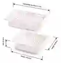 Organizador Multiusos Nevera, Oficina, Hogar Expandible X 2 Color Blanco