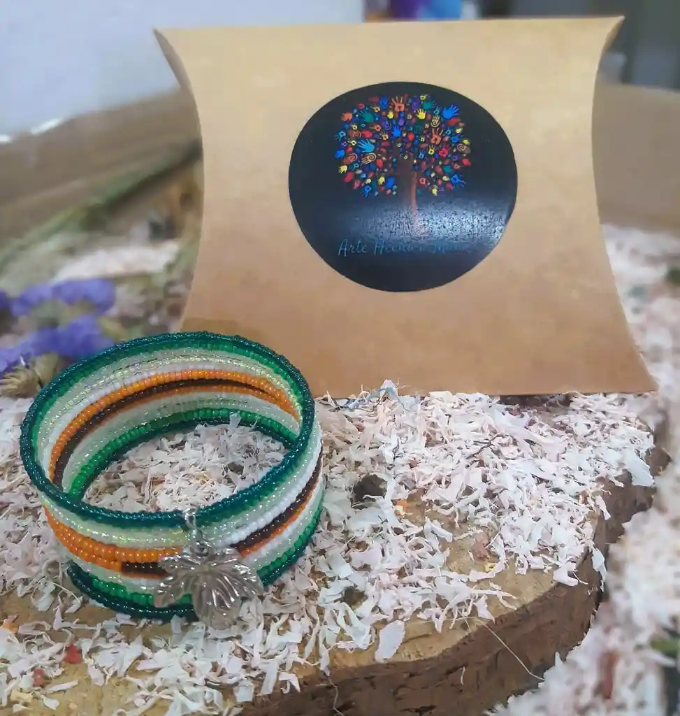 Pulsera 14 Giros. Manilla Paisaje