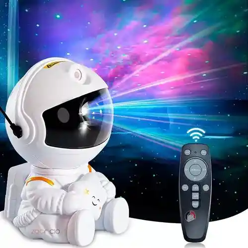 Proyector De Luz Astronauta | Estrellas Y Nebulosa
