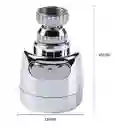 Grifo Ahorrador Purificador De Agua Gira 360 Grados Cromado