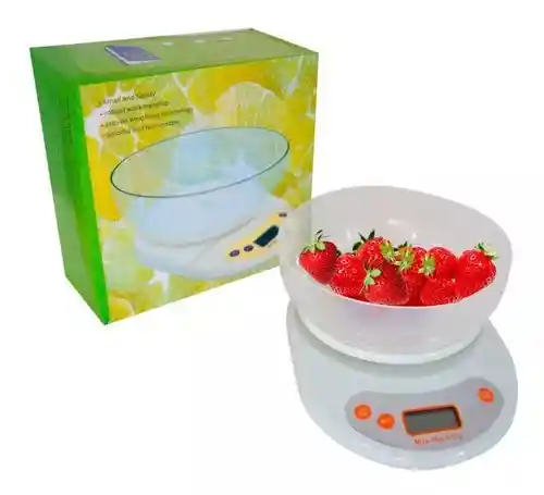 Balanza Gramera Digital Cocina 5000gr Con Tazon