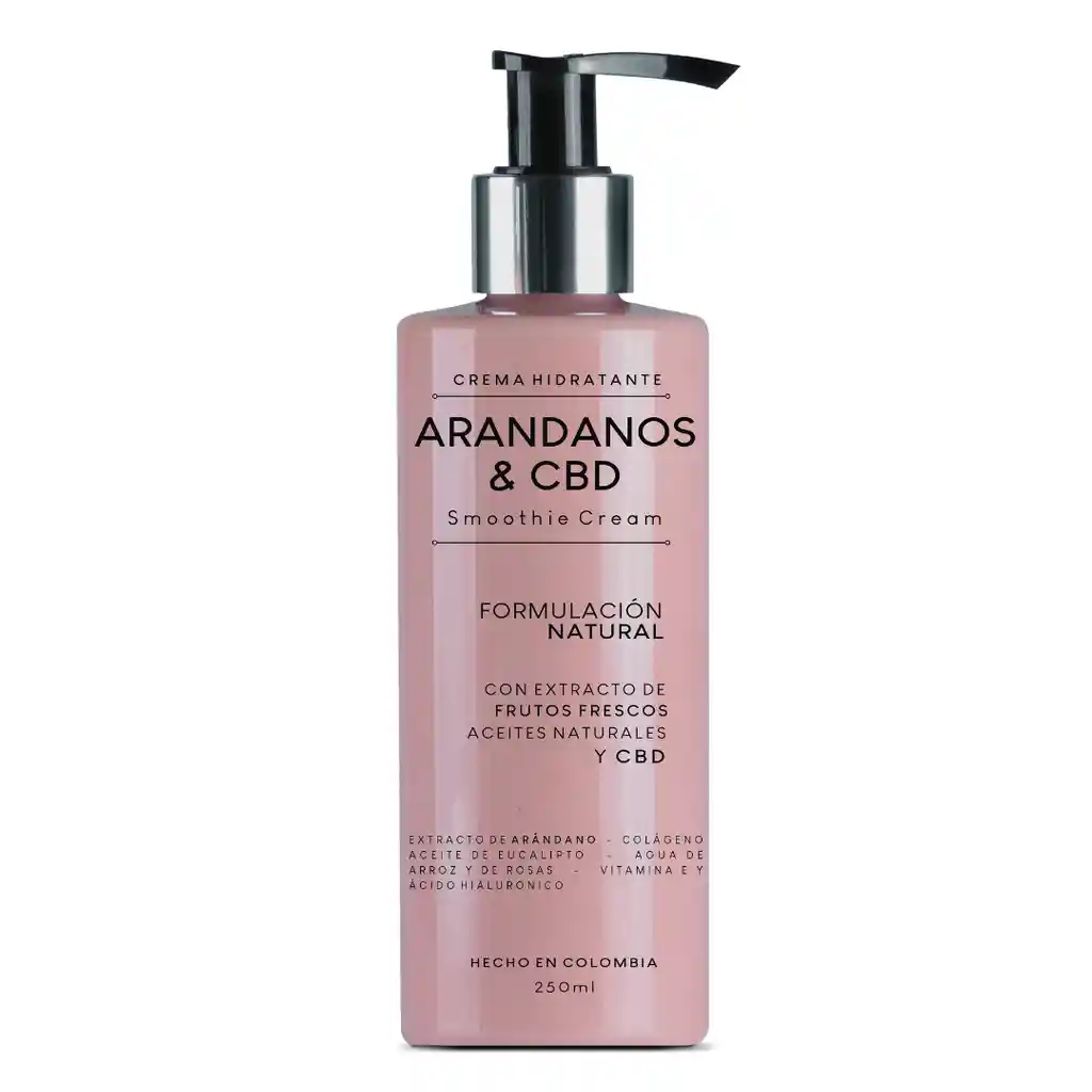 Crema Corporal Arandanos Y Cbd 250 Ml
