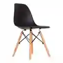 Silla Eames Moderna En Madera Para Comedor Elegante