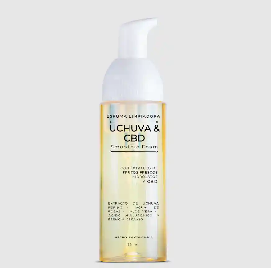 Espuma Limpiadora Uchuva Y Cbd 60 Ml