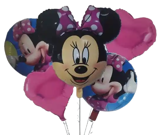 Globos Metalizados Minnie X5