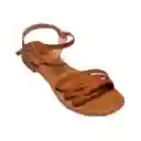 Calzado Zapato Mujer Casual Sandalia Dama Karla Chacon Aleida Miel38