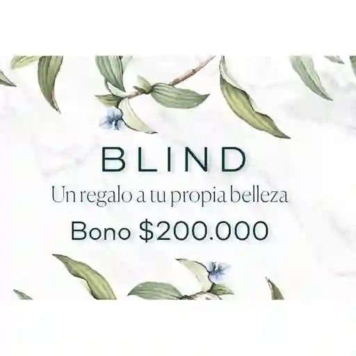 Tarjeta De Regalo Blind $200.000