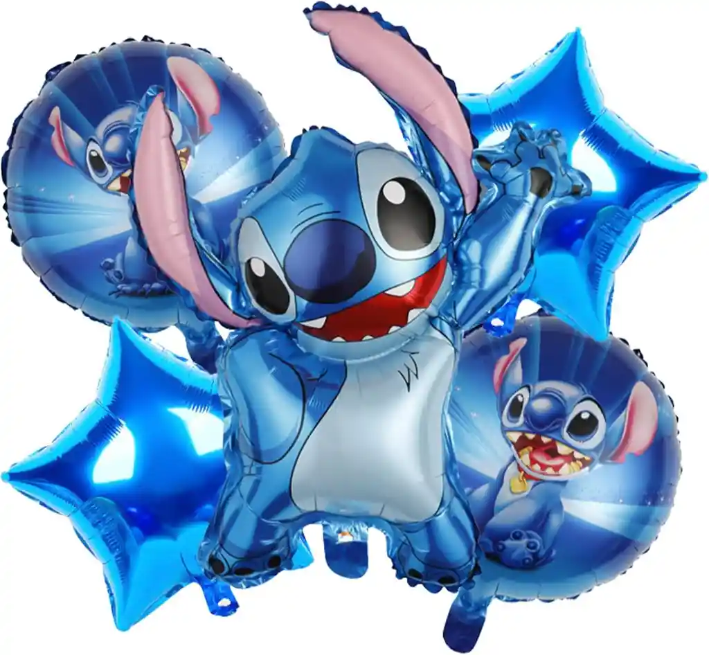 Globos Metalizados Stitch X5