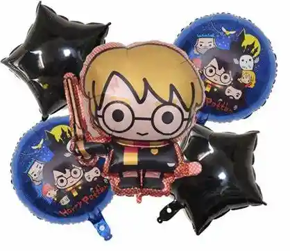 Globos Metalizados Harry Potter X5