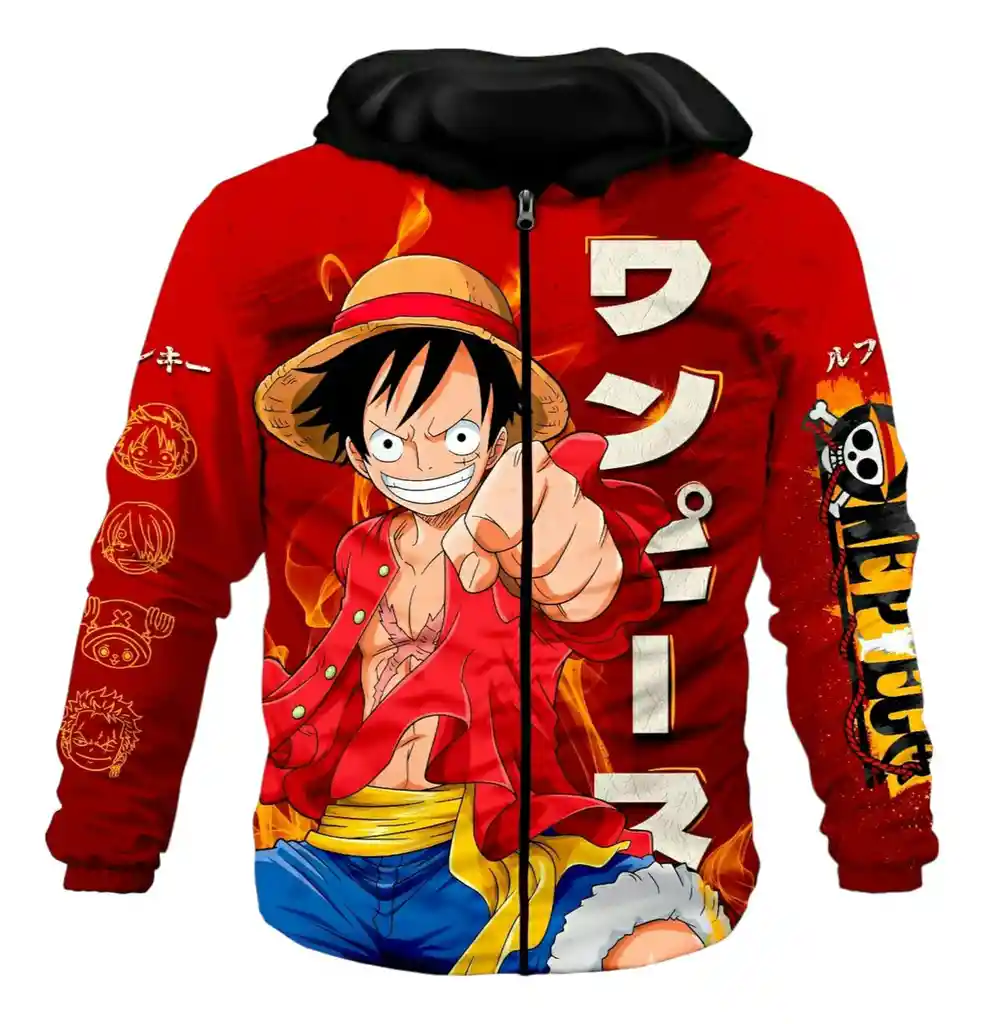 Chaqueta Niño Luffy One Piece Zoro Talla 14/16