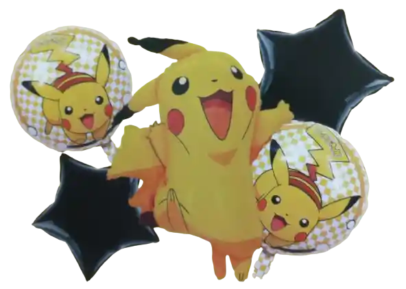 Globos Metalizados, Pikachu X5