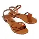 Calzado Zapato Mujer Casual Sandalia Dama Karla Chacon Aleida Miel38