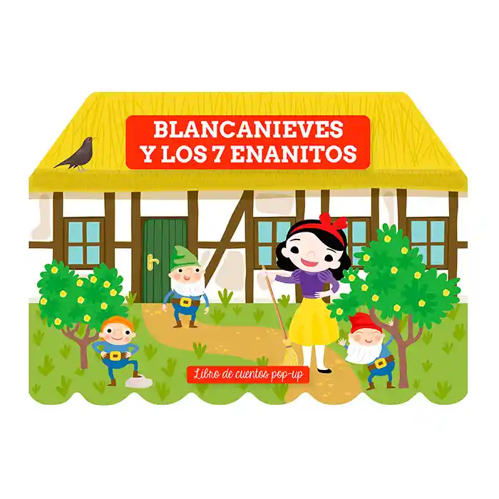 Libro Infantil Cuento Blancanieves Y Los 7 Enanitos Pop Up