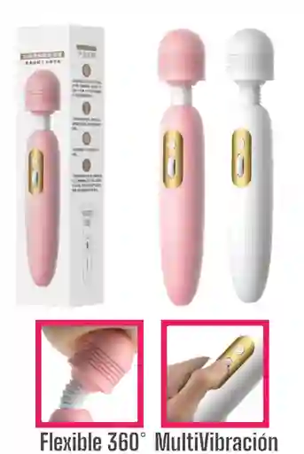 Vibrador Hitachi Masajeador De Clitoris Multivelocidad Recargable Gold Dunkan