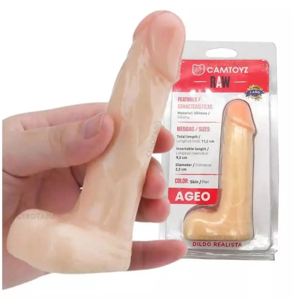 Dildo Realista Ageo 11.5 Cm