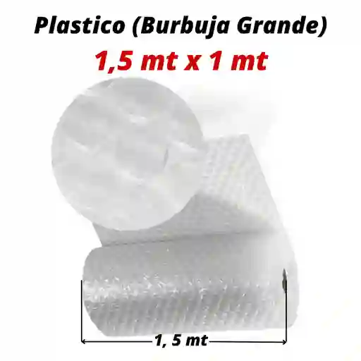Plastico Burbuja Grande Empaque 1,50 Mts X 1 Mt