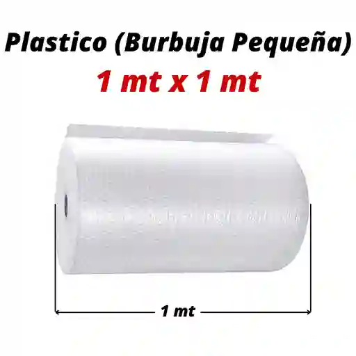 Plastico Burbuja Empaque 1 Mt X 1 Mt