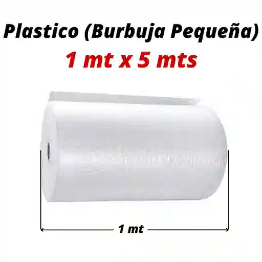 Plastico Burbuja Empaque 1 Mt X 5 Mt