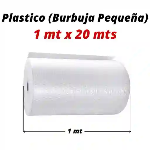 Plastico Burbuja Empaque 1 Mt X 20 Mt