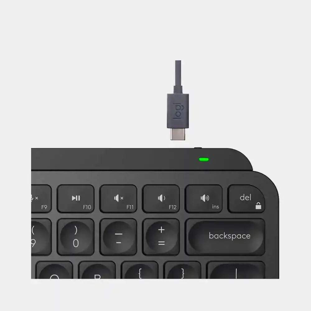 Teclado Bluetooth Logitech Mx Keys Mini Grafito En Español