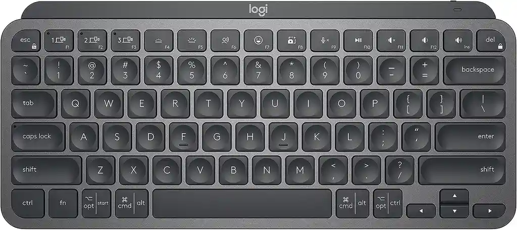Teclado Bluetooth Logitech Mx Keys Mini Grafito En Español