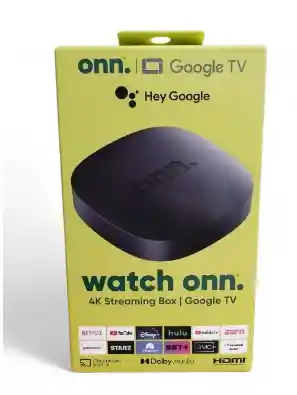 Watch Onn Google Tv 4k Streaming Box Control De Voz