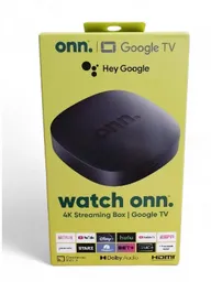 Watch Onn Google Tv 4k Streaming Box Control De Voz