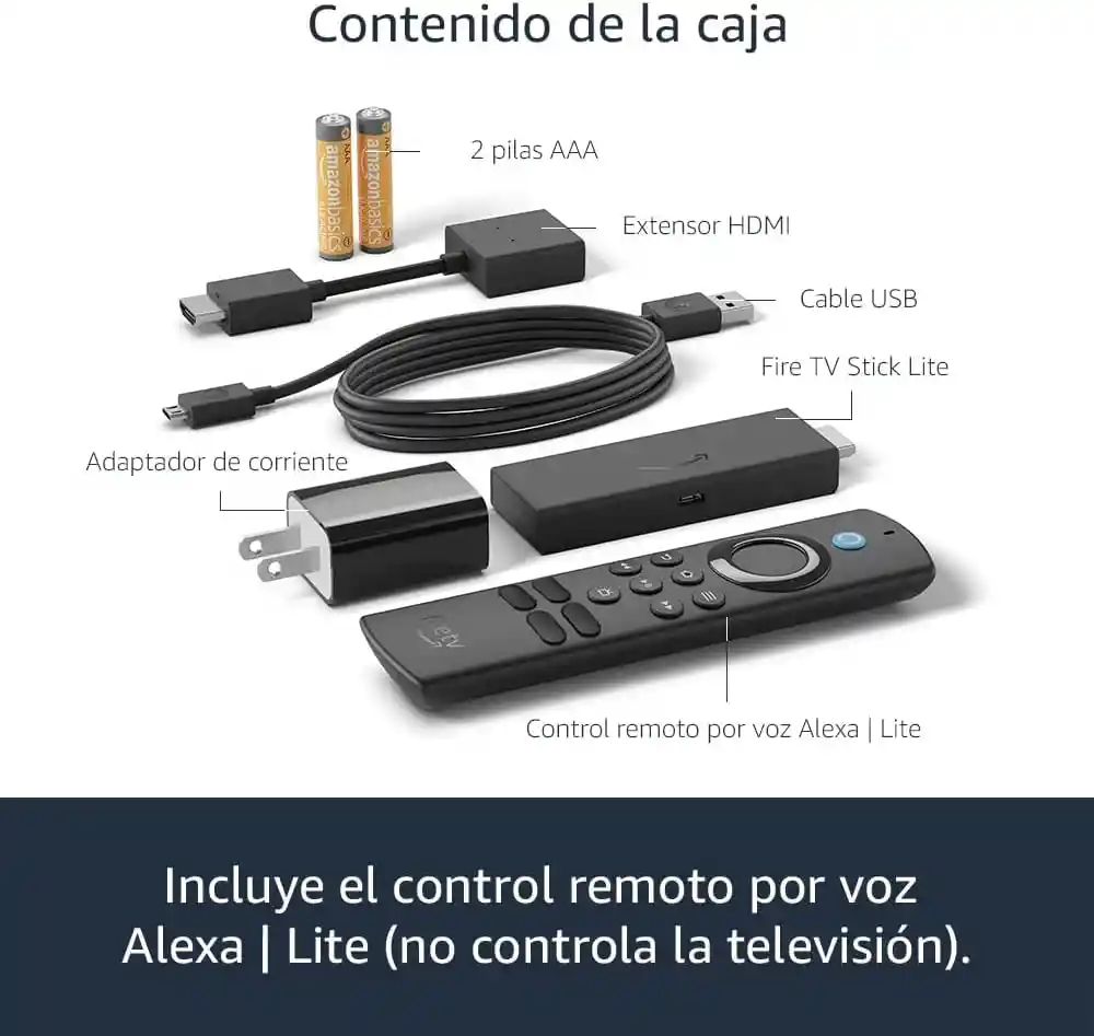 Amazon Fire Tv Stick Lite Convertidor A Streaming