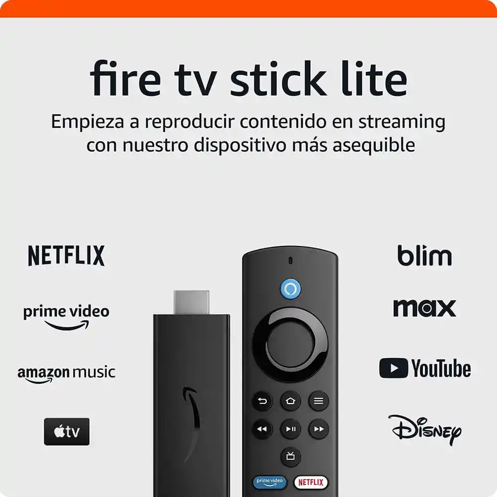 Amazon Fire Tv Stick Lite Convertidor A Streaming