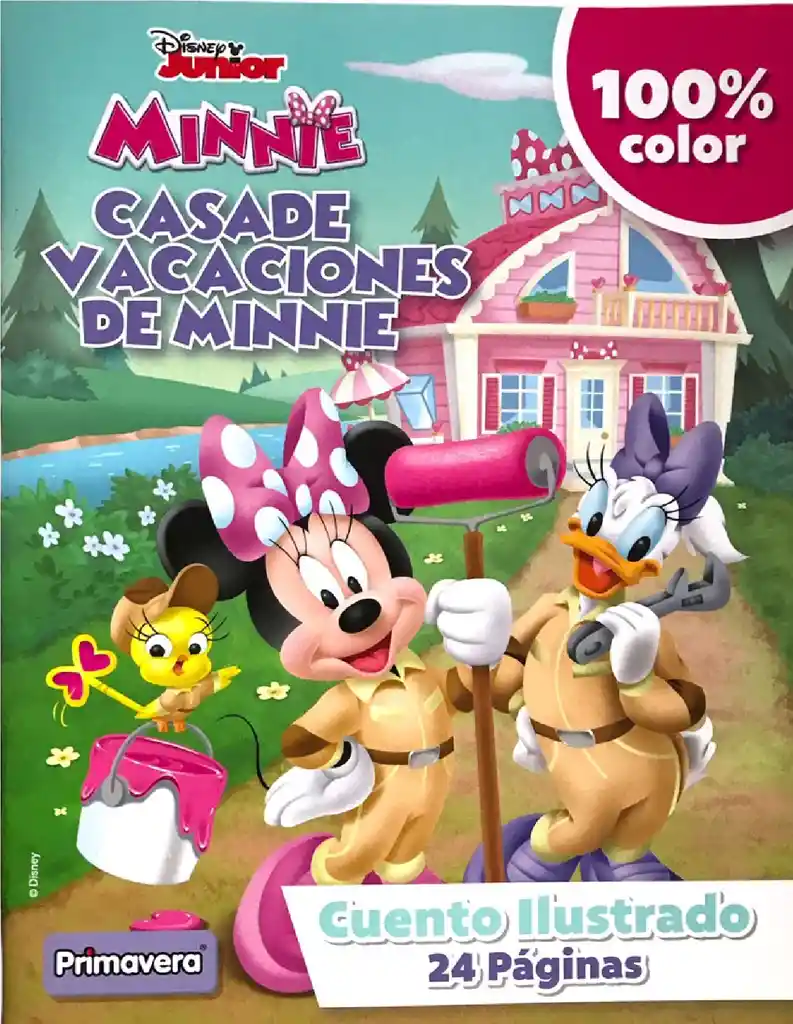 Cuento Ilustrado Minnie 24 Paginas A Todo Color Primavera
