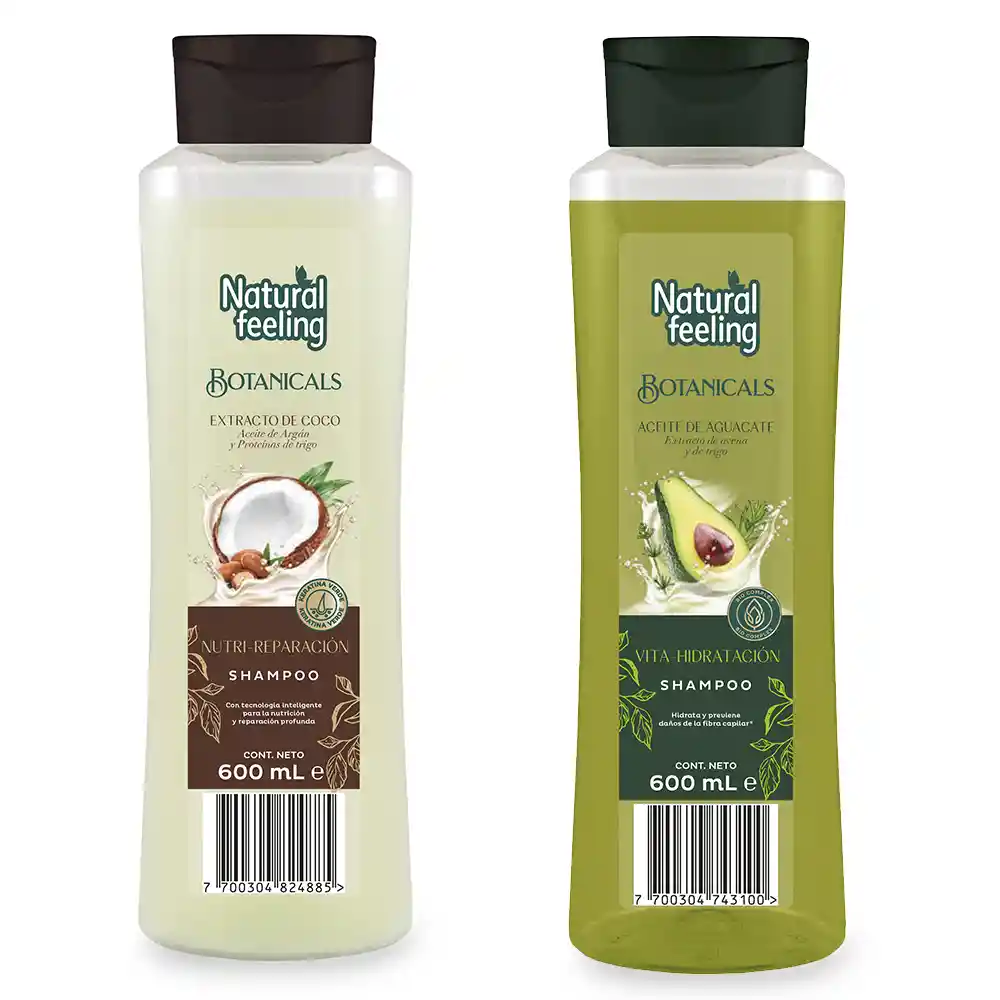 Natural Feeling Shampoo Botanicals Surtido