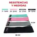 Bandas Elasticas Resistencia Tela Fitnics Ejercicio Set X 4