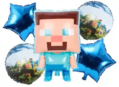 Globos Metalizados, Minecraft X5