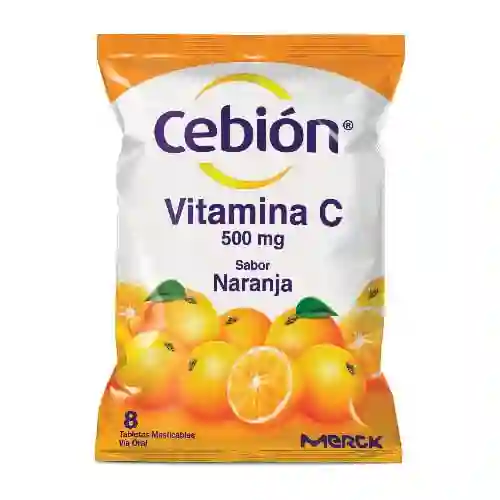 Cebion Vitamina C En Tabletas Masticable