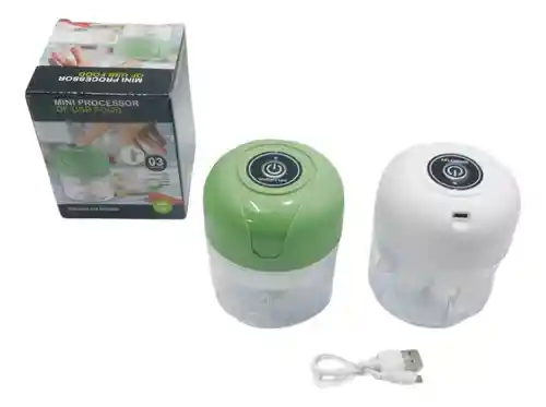 Trituradora De Alimentos Picadora Procesador Eléctrico Usb