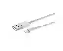 Devia Cable Lightning Redondo De 1 Metro Blanco