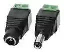 Adaptador 12v Bornera En Par Para Camaras De Seguridad (paquete X6 Pares)