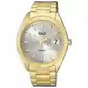 Reloj Para Hombre Qq A476 A476j001y Dorado + Estuche