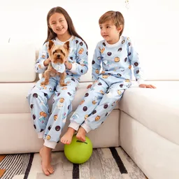 Pijama Fleece Niños Dos Piezas Galletas - Talla 2,6,8,10 Y 12