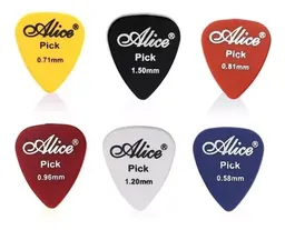 Caja X100 Plumilla Picks Guitarra Eléctrica Acústica Alice