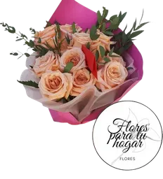 Rosas Naranja Pastel