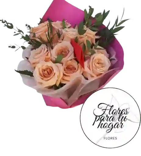 Rosas Naranja Pastel