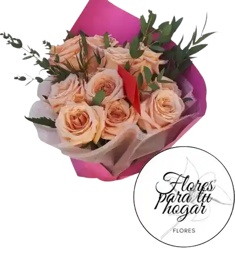 Rosas Naranja Pastel