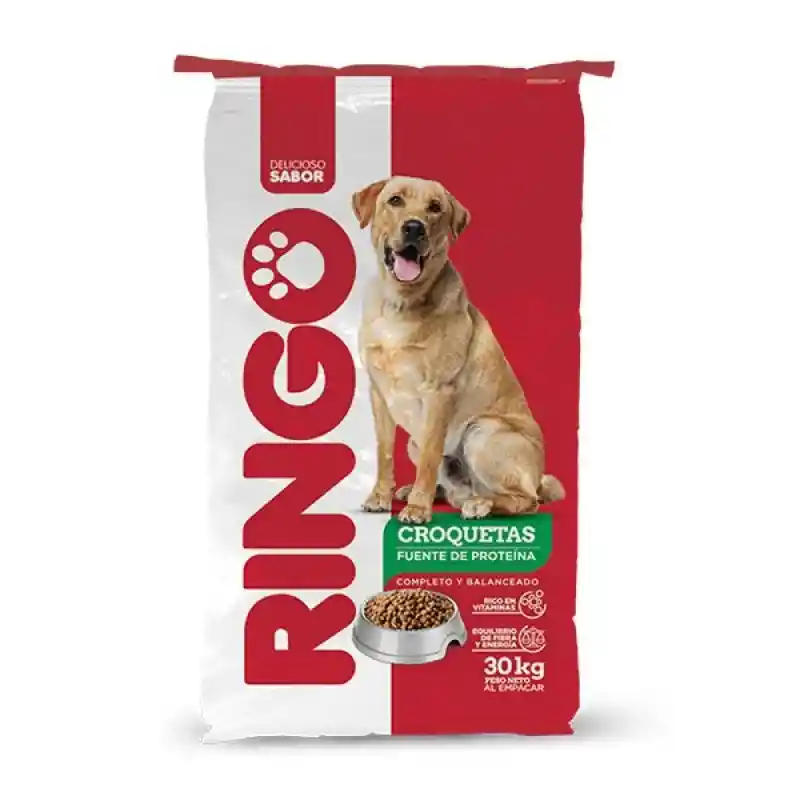 Ringo Alimento Para Perros Adultos En Croquetas 30kg