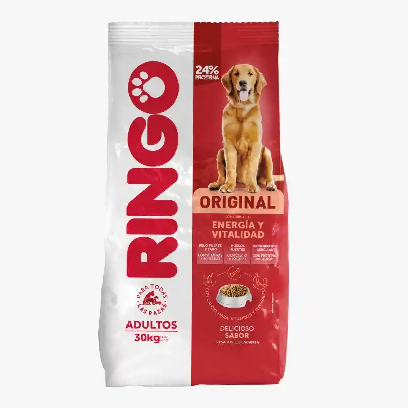 Ringo Alimento Para Perros Adultos En Croquetas 30kg