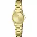 Reloj Qyq Qa39j010y Dama Dorado Original + Estuche